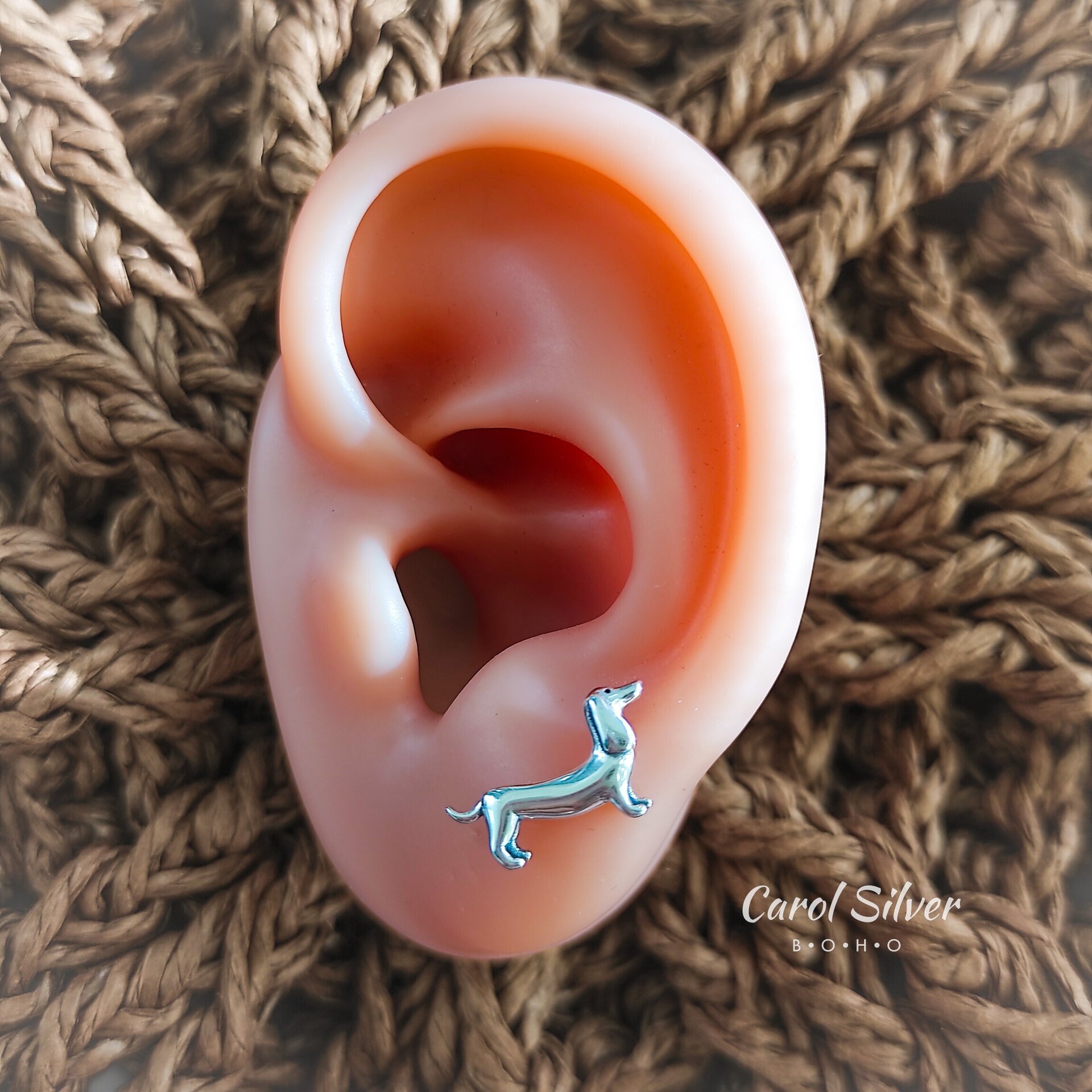 TECKEL DOG EARRINGS - 3