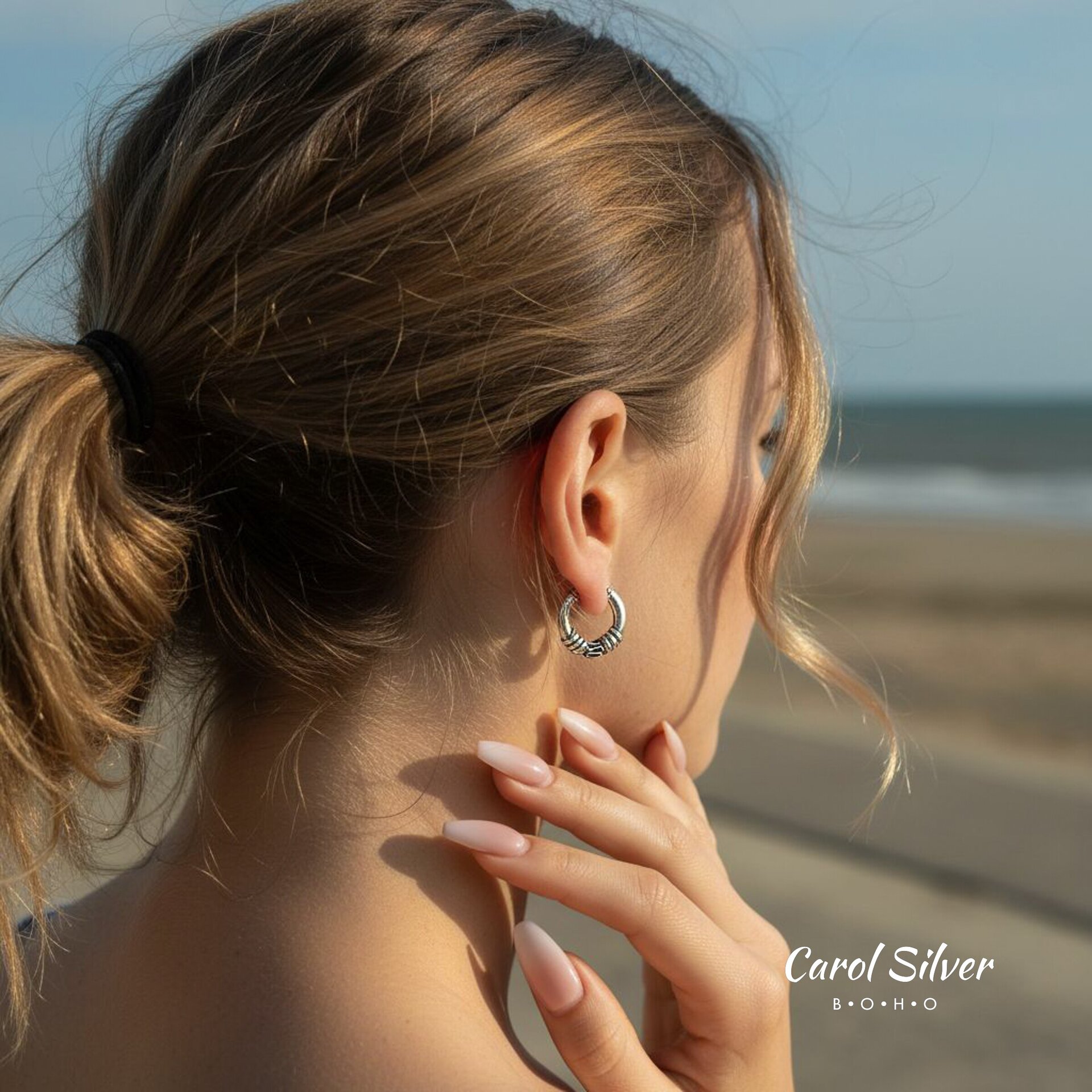 PENDIENTES UBUD · Plata de Ley 925 - 2